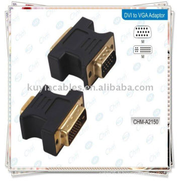 Adaptateur DVI vers VGA Convertisseur femelle pour adaptateur de moniteur